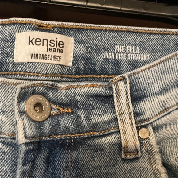 Kensie The Ella High Rise Straight Leg Jeans - Picture 3 of 6
